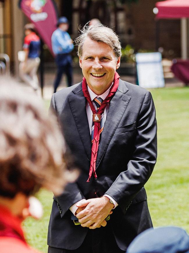 Christian Rowan on the Speaker's Green at a Scouts event. Picture: Facebook.