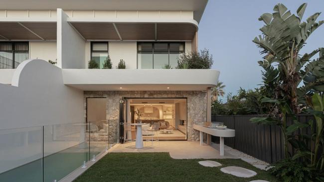 The sold duplex came with a wine room, one-car garage, pool and spa. Picture: realestate.com.au