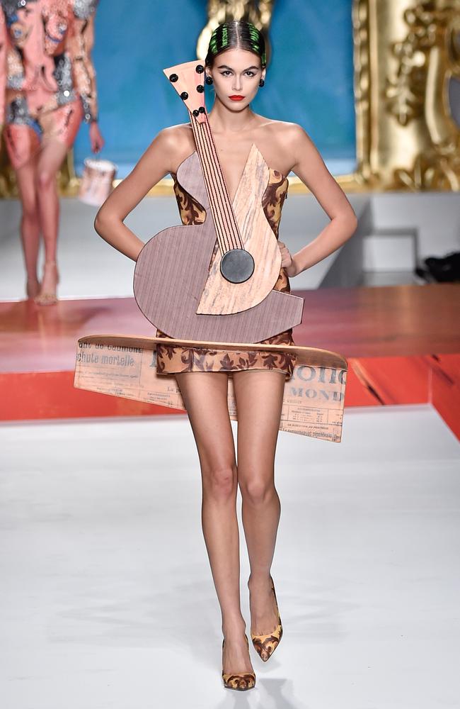 Kaia Gerber or a guitar? Picture: Getty Images