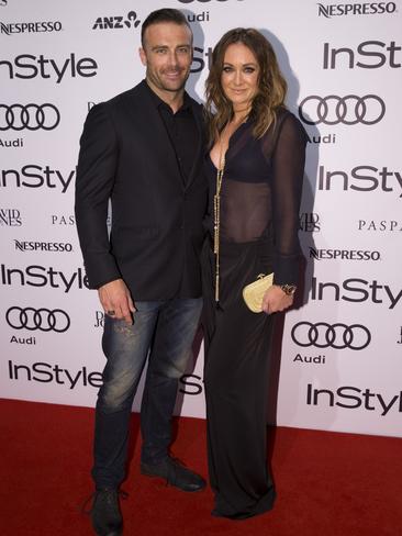 Steve Willis and Michelle Bridges at the 2014 InStyle and Audi Women of Style Awards, The entertainment Quarter, Sydney. (Pictures Justin Lloyd)