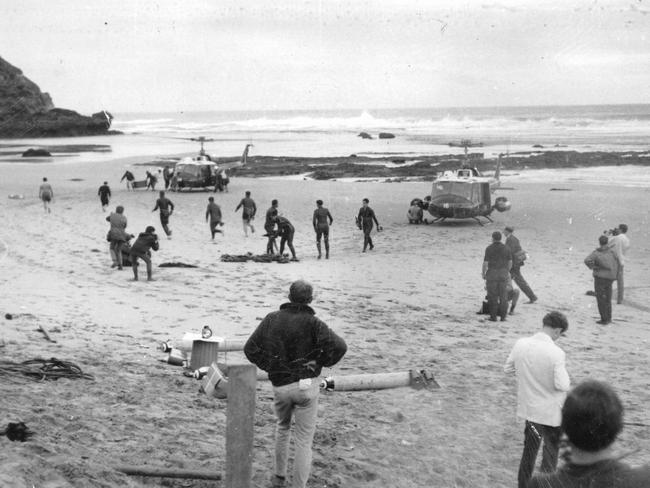 The frantic search for PM Harold Holt at Cheviot Beach in 1967