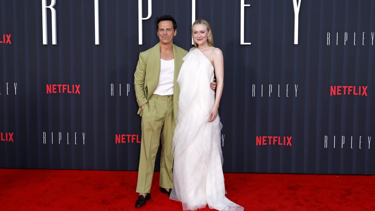 Andrew Scott and Dakota Fanning star in the brand new series on Netflix. Picture by Frazer Harrison/Getty Images.