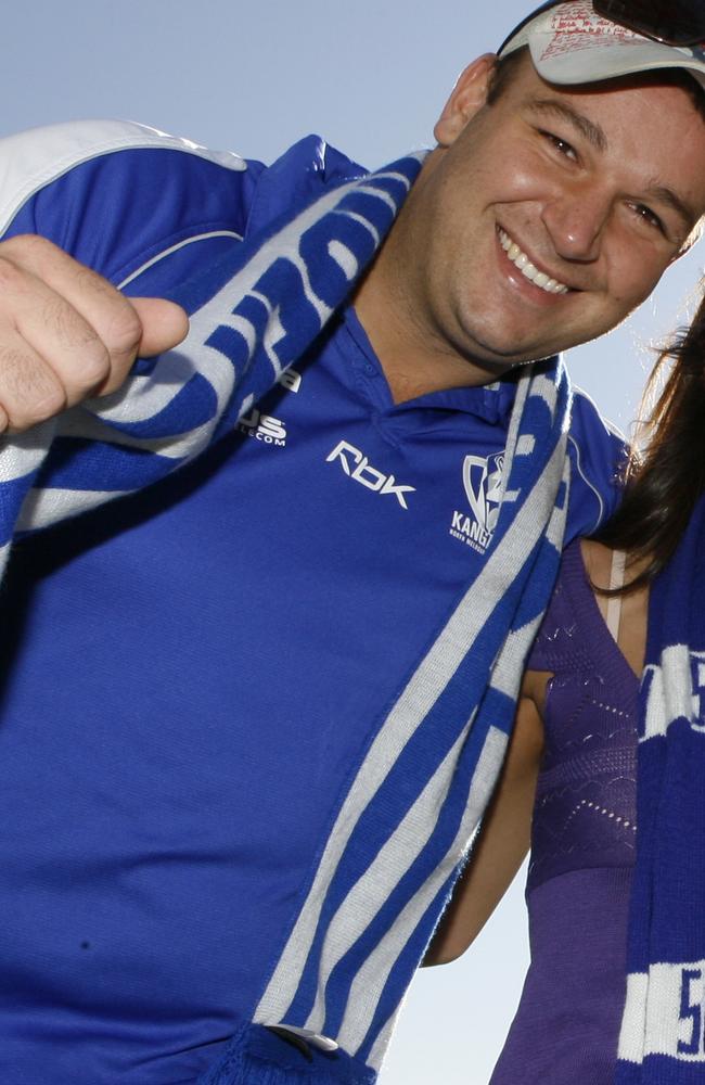 Kangaroos supporter Jason Sourasis.