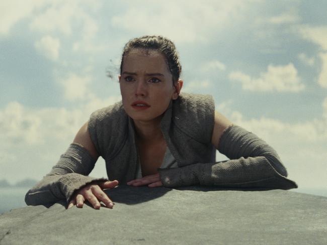 Rey (played by Daisy Ridley) in The Last Jedi. Picture: Lucasfilm