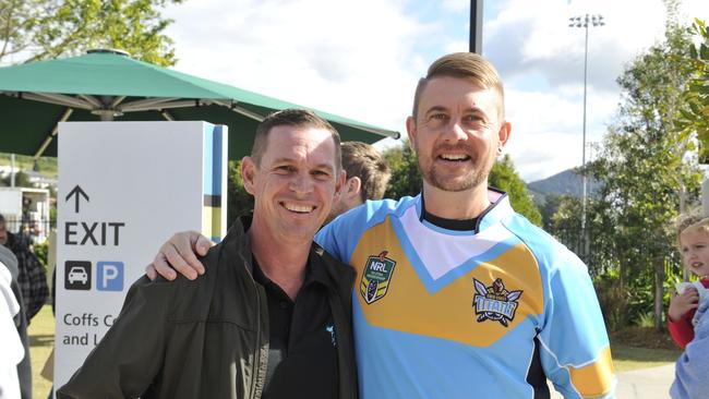 Coffs Harbour league fans were out in force to watch the Cronulla Sharks take on the Gold Coast Titans at C.ex Stadium. Photo: Tim Jarrett