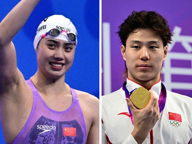 Zhang Yufai and Qin Haiyang are two of the eleven selected. Photo: AFP