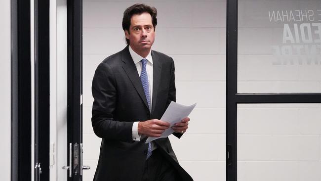 AFL CEO Gillon McLachlan is navigating the AFL’s biggest challenge.