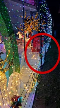 Council send man complaint over Christmas light set up