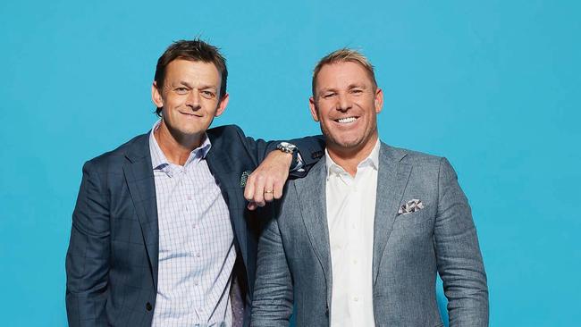 Two sides of the same coin: Adam Gilchrist and Shane Warne. Picture: David Solm