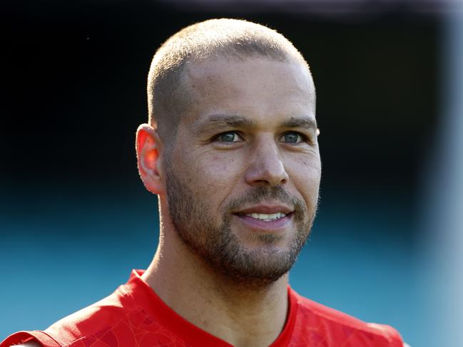 Lance Franklin ahead of his press conference during the Sydney Swans open training session at the SCG ahead of this weeks AFL Grand Final against Geelong. Photo by Phil Hillyard(Image Supplied for Editorial Use only - **NO ON SALES** - Â©Phil Hillyard )