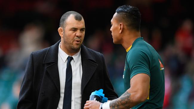 Michael Cheika says Folau won’t be distracted by the social media backlash.