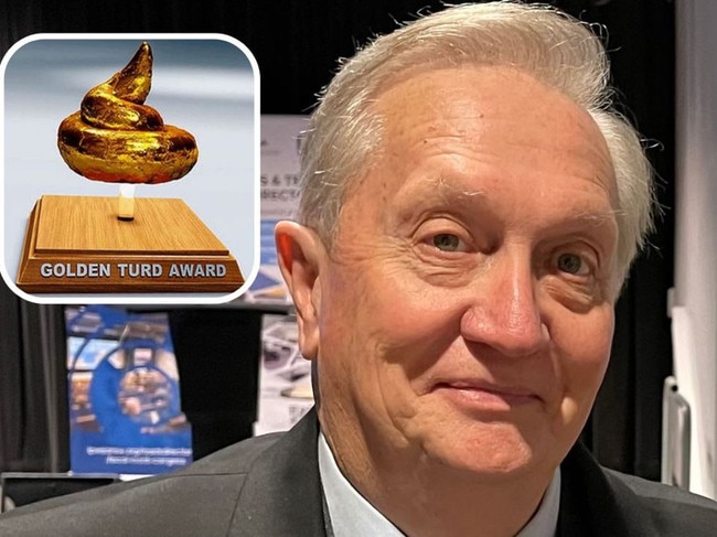 MidCoast Councillor Peter Epov spoke out about the Golden Turd award recently.