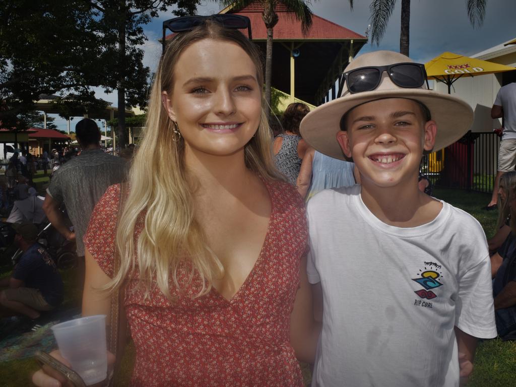 Laine Muller and Chase Stoves at the Blues, Brews &amp; BBQs Day at Clarence River Jockey Club on Sunday, 14th March, 2021. Photo Bill North / The Daily Examiner