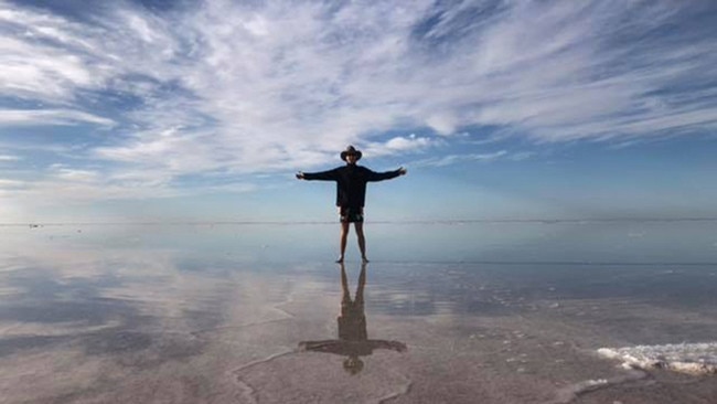 Damien Welch near Halligans Bay. Picture: Jasper Pfau