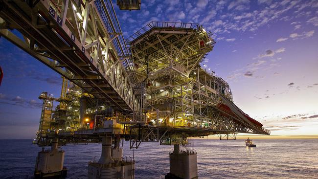 Chevron’s Wheatstone platform. Picture: Supplied