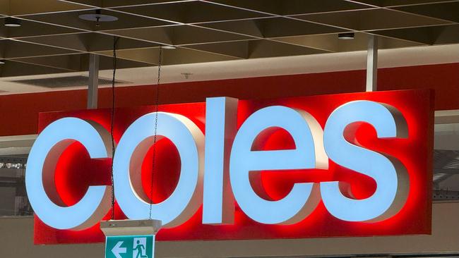 Coles announced sales rose by $400m over the third quarter. Picture: NewsWire