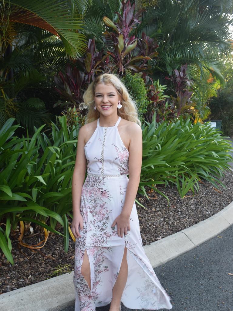 Poppy Flood at the Whitsunday Christian College school formal. Picture: Laura Thomas