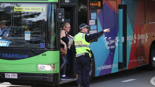 Police will be used to monitor the border. Picture Glenn Hampson