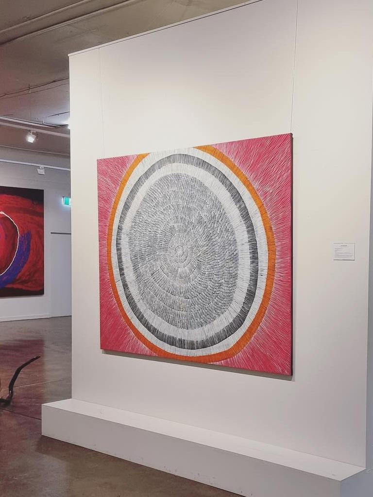 Some of the stunning pieces at the Mitchelton gallery. Picture: Mitchelton Gallery of Aboriginal Art