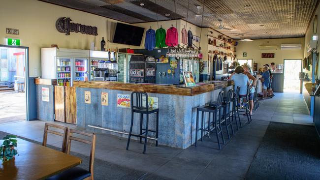 The bar at the Quamby Pub which is for sale.