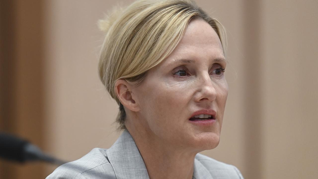 Meta’s Antigone Davis appears before the Joint Select Committee on Social Media and Australian Society at Parliament House in Canberra. Picture: NewsWire / Martin Ollman