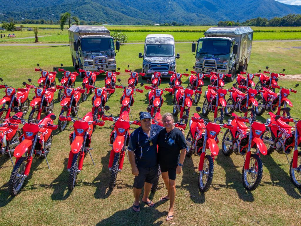 Roy and Renae Kunda from Cape York Motorcycles