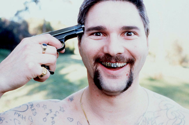 <p>Here's Eric Bana as a young Chopper.</p>