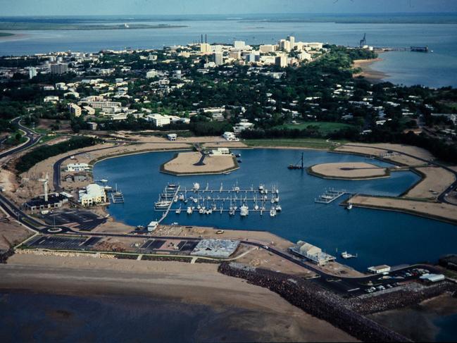 Cabinet papers 1992 – Colour slide aerial view of Cullen Bay