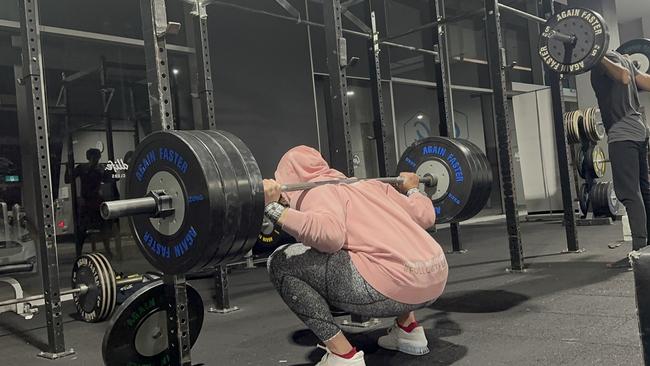 Gym junkies train at Goodlife Waverley Park. Picture: Alice Barker.