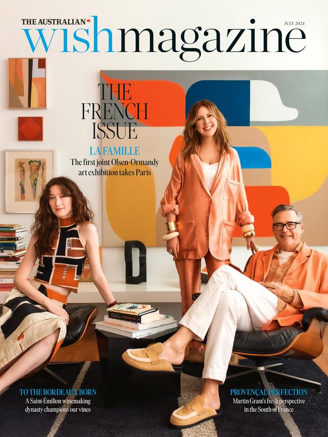 WISH Magazine cover for July 2024 starring the Olsen-Ormandy family. Picture: Michael Comninus