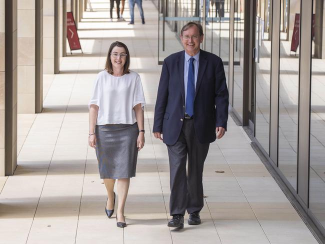 St Paul’s College inside Sydney University is celebrating the grand opening and completion of the two buildings. Picture: Matthew Vasilescu