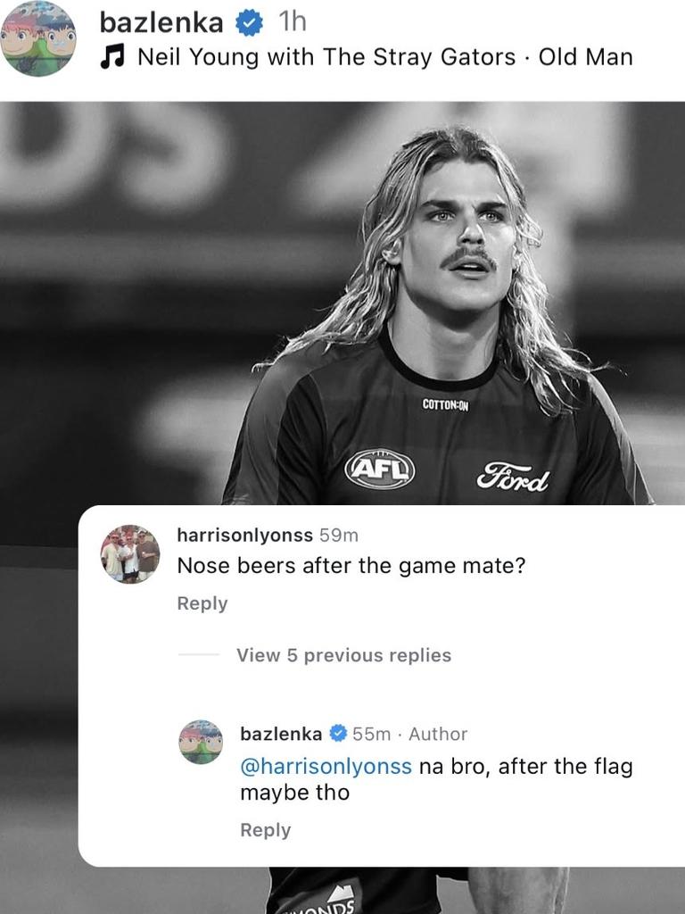 Bailey Smith's 'nose beers' remark.