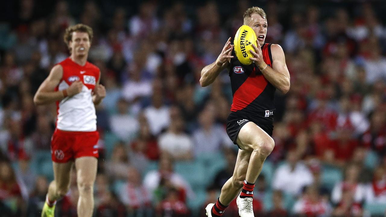 Nick Hind has filled the void left by Adam Saad and Connor McKenna at Essendon. Picture: Getty Images