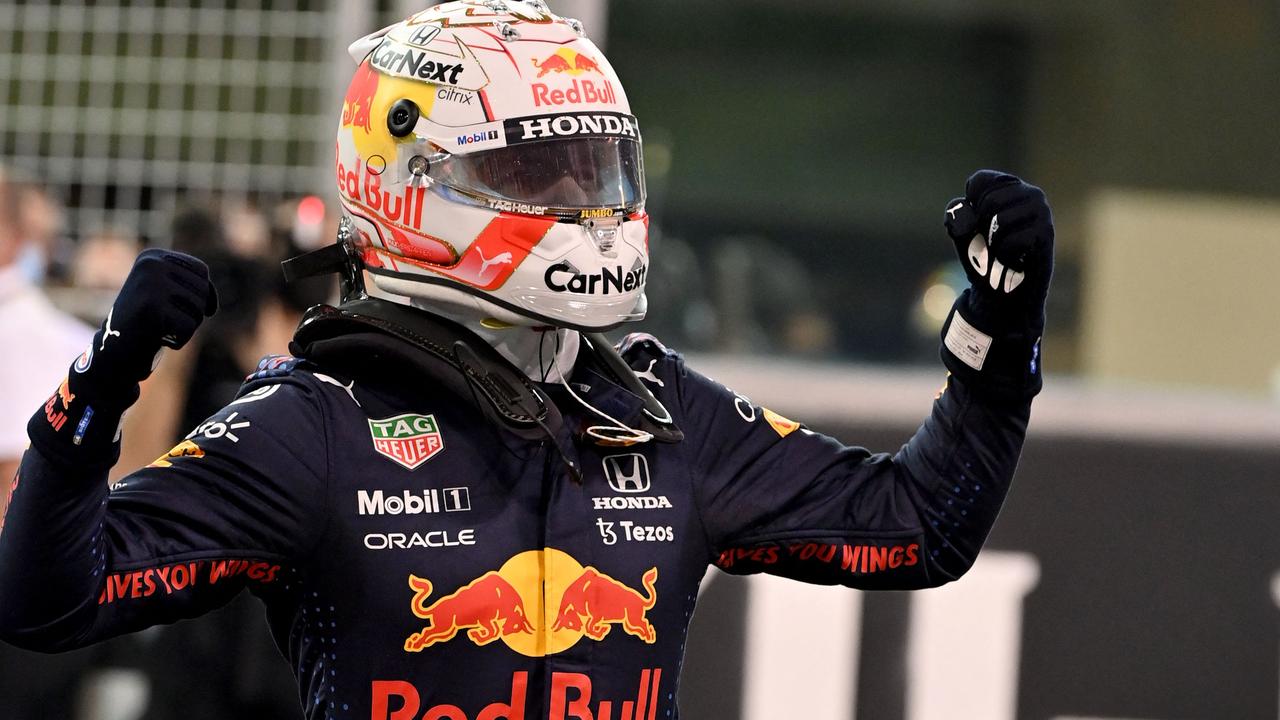 Max Verstappen is on pole in Abu Dhabi.
