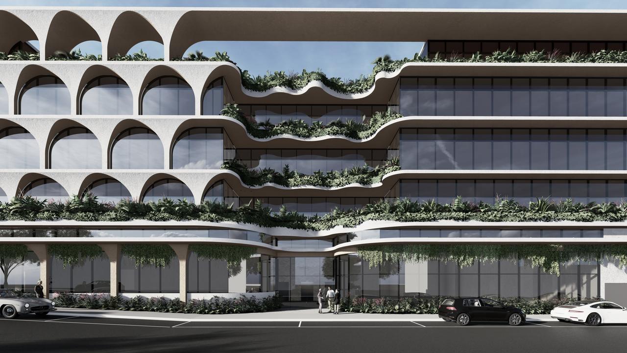 An artist's impression of Silverstone Development's project at 77 Racecourse Rd, Ascot.