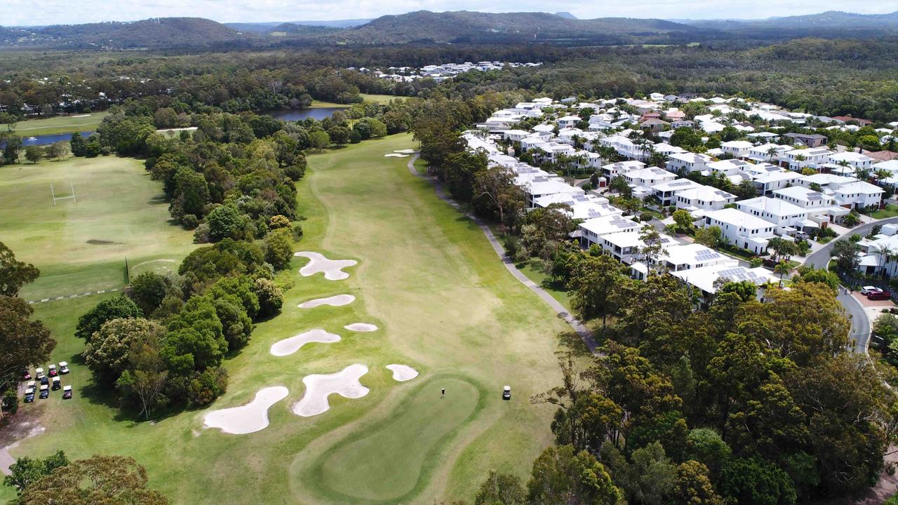 The Peregian Springs golf course has been placed up for sale. Picture: Patrick Woods