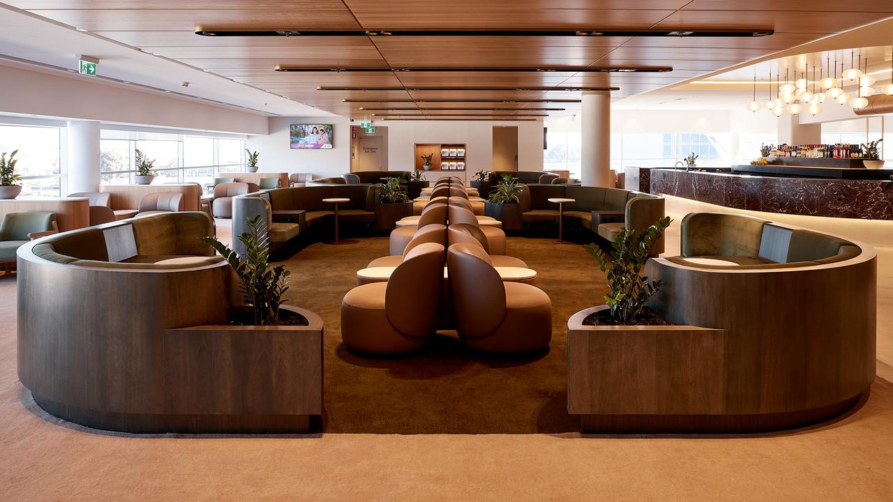 Qantas domestic business lounge at Adelaide Airport. Picture: Supplied