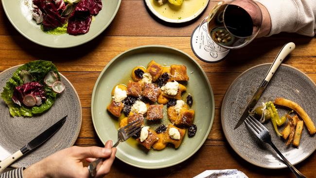 Pumpkin gnocchi at Seed, Clare Valley. Picture: Lewis Potter