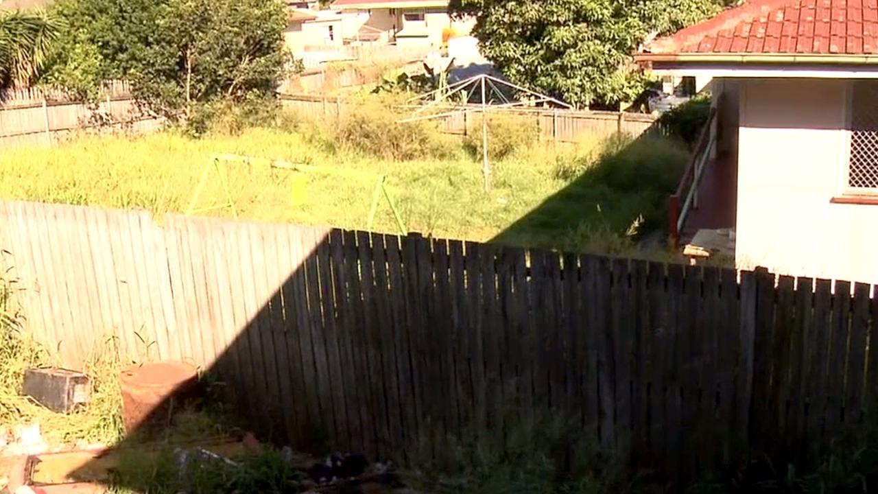 Laquarna was playing on a fence when the neighbour’s dog pulled her off. Photo: 7 News