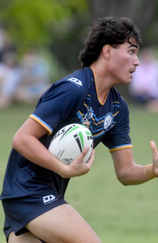 Round 4 of the Townsville Blackhawks Schoolboy Trophy. Ryan Catholic College against Southern Cross Catholic College at Ryan Catholic College. Picture: Evan Morgan