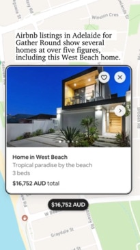 Airbnb homes listed for five figures during Gather Round