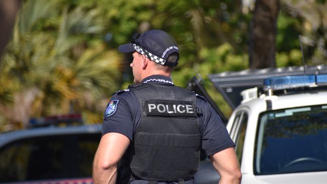 A man surrendered into police custody after a siege in February. Photo: Zizi Averill