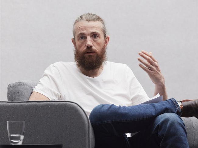 Mike Cannon-Brookes, Powerhouse Museum. 100 Climate Conversations. Credit: Zan Wimberley.