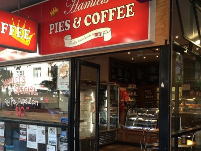 Hamlet's Pies, on The Corso at Manly, in its heyday. Picture: Facebook (Hamlet's Pies)