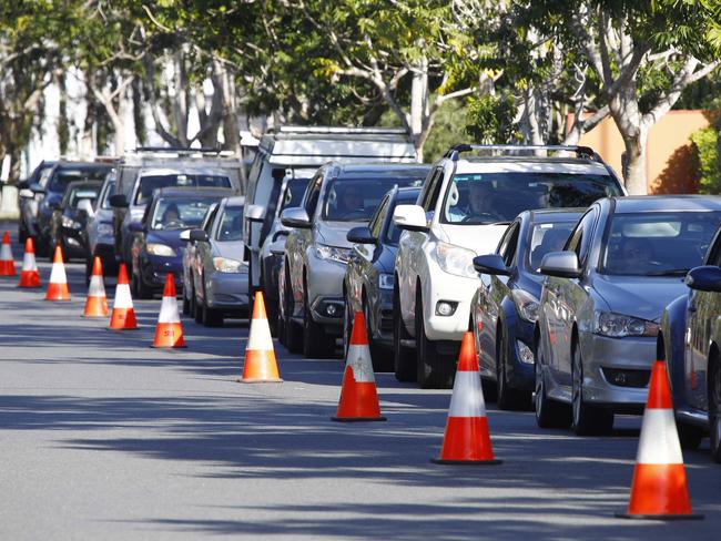 Locked down NSW and Victoria had the lowest growth. Photo: NCA NewsWire/Tertius Pickard