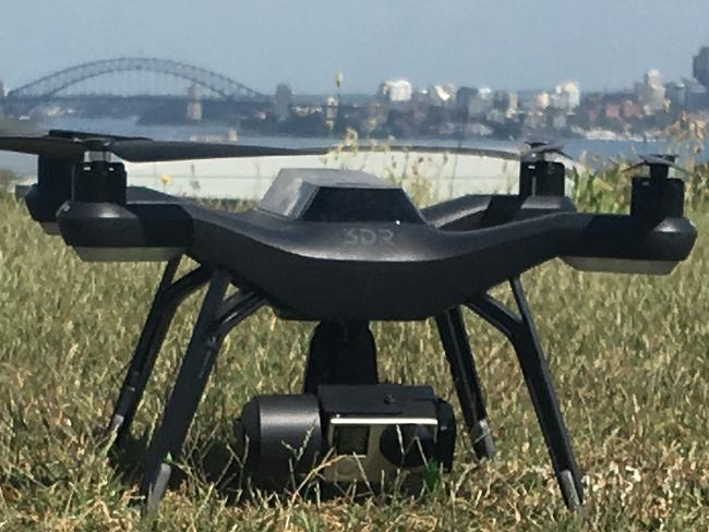 3DR Solo drone at Dover Heights, Sydney