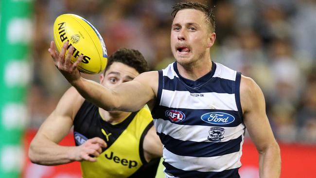 Mitch Duncan is closing in on 200 games. Picture: Michael Klein