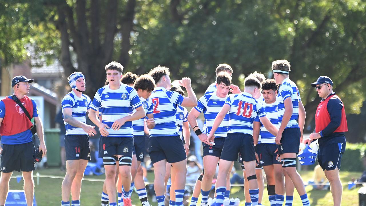 GPS First XV rugby between Nudgee College and Brisbane Grammar School. Saturday August 3, 2024. Picture, John Gass