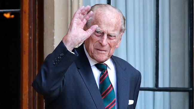 (FILES) In this file photo taken on July 22, 2020 Britain's Prince Philip, Duke of Edinburgh arrives for the transfer of the Colonel-in-Chief of The Rifles ceremony at Windsor castle in Windsor. - Britain's Prince Philip, Duke of Edinburgh has been admitted to hospital as a 'precaution' on February 17, 2021. (Photo by Adrian DENNIS / POOL / AFP)