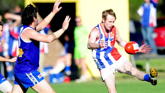 Nick Hind has graduated from Ballarat club East Point to be one of Essendon VFL’s leaders.